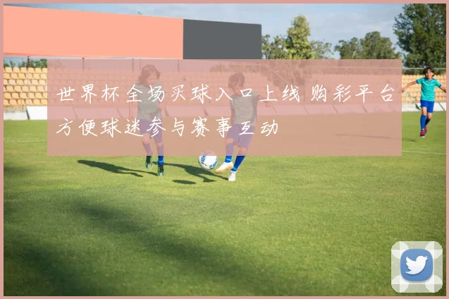 世界杯全场买球入口上线 购彩平台方便球迷参与赛事互动